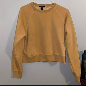 Forever 21 women’s yellow crewneck